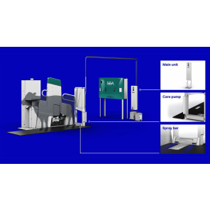 GEA Pedico Automatisk kløvspyling for R9500 for dobbelboks